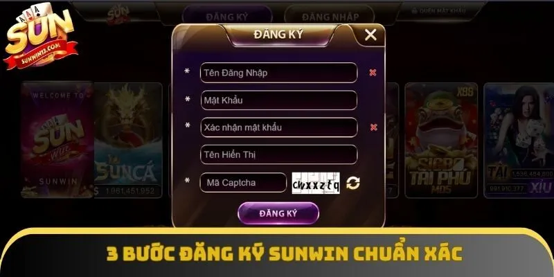 3 bước đăng ký Sunwin chuẩn xác 3 bước đăng ký Sunwin chuẩn xác